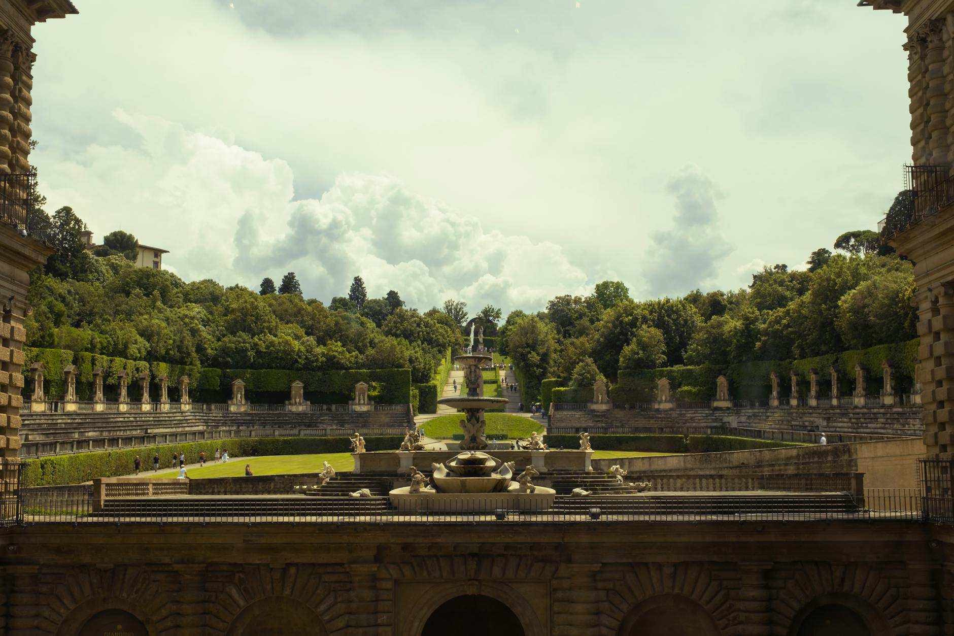 Boboli Gardens behind Palazzo Pitti in Florence ideal for a relaxing afternoon