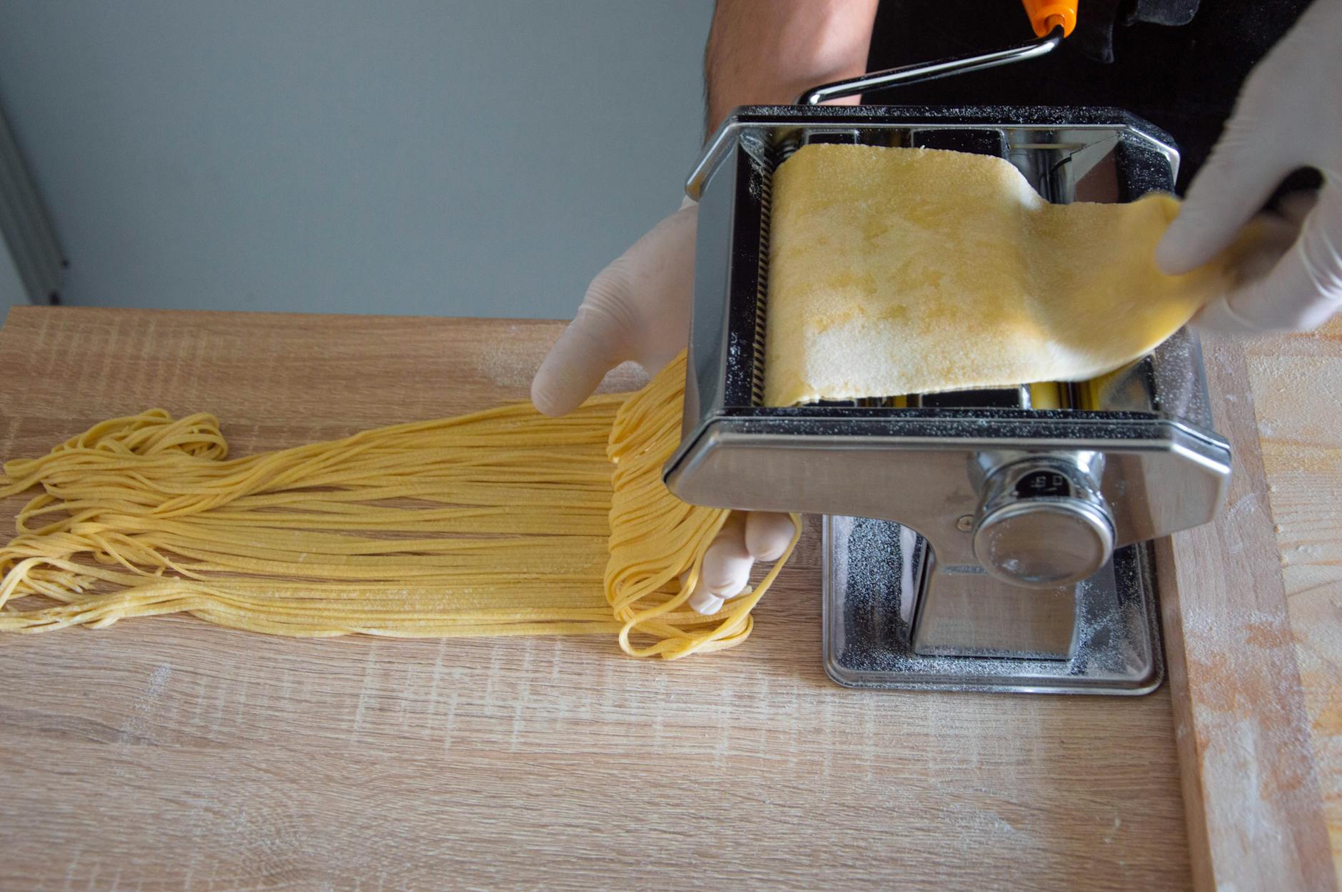 Hands-on cooking class making fresh pasta in Florence Italy