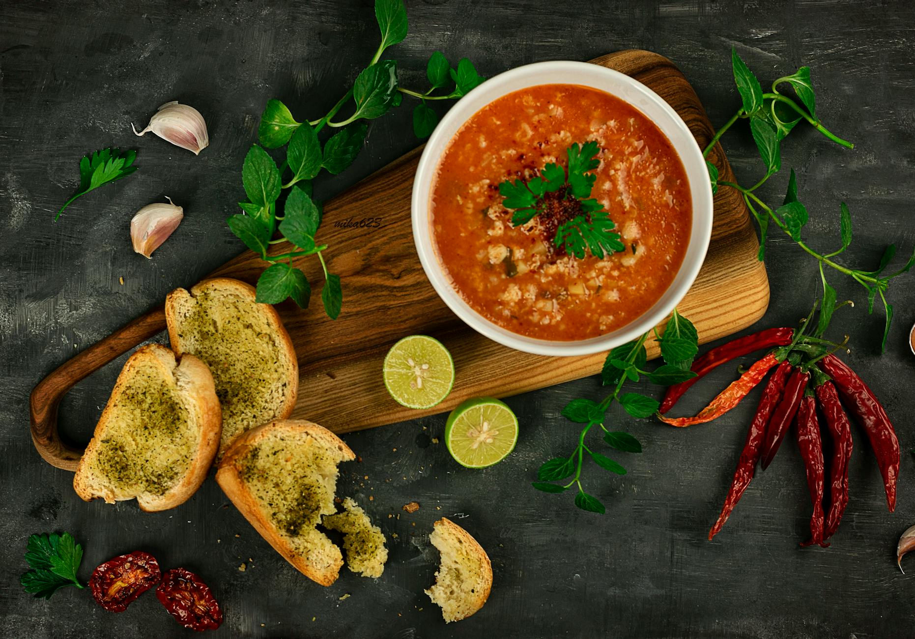 Traditional ribollita Tuscan bread and vegetable soup a classic Florentine dish