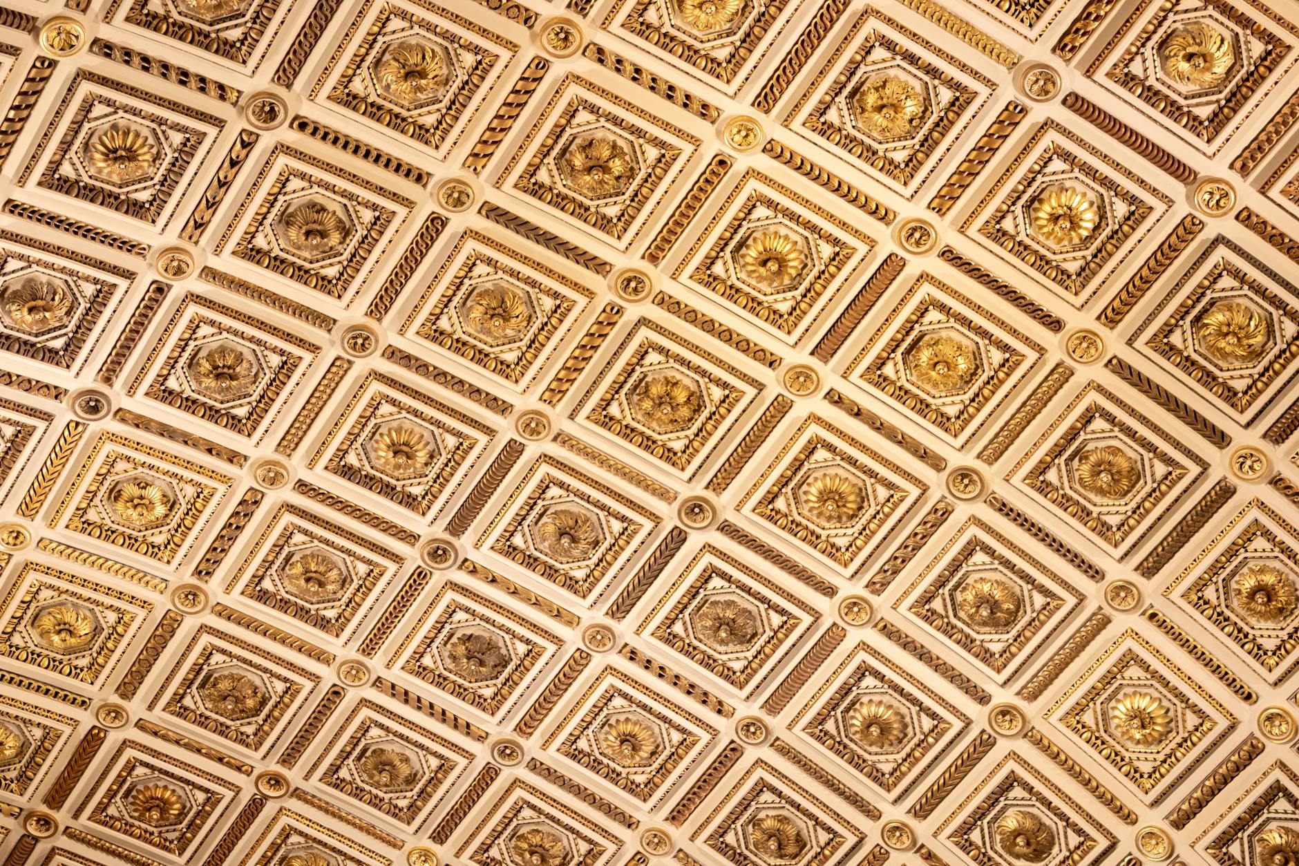 Inside the Uffizi Gallery in Florence showcasing Renaissance masterpiece paintings